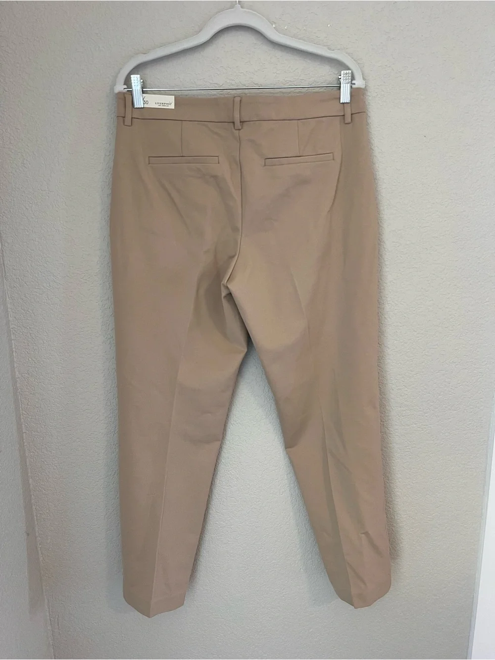 Liverpool Women's Tan Straight-Leg Dress Pants